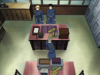 Fullmetal Alchemist (2003) Season 1 S01 (1080p Bluray x265 HEVC 10bit AAC 5.1 ImE)/Extras/Comical Sneak Previews/Episode 9 Sneak Preview.mkv